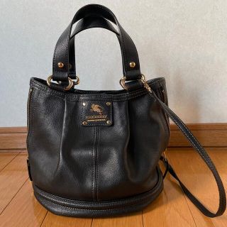 値下げ　日本製バーバリーブルーレーベル　バッグ　ショルダーバッグ レザー