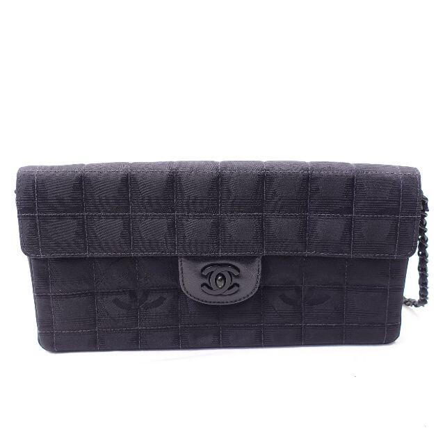 CHANEL - CHANEL　ラインショルダーバッグ　レディース　ブラック