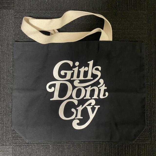 Girls Don't Cry トートバッグ ブラックGDCのGirlsDon
