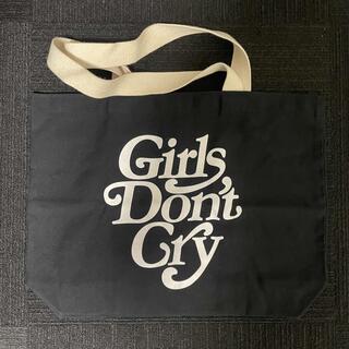 ジーディーシー(GDC)のGirls Don't Cry トートバッグ ブラック(トートバッグ)