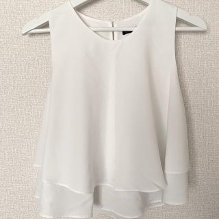 ザラ(ZARA)のZARA ノースリーブシャツ(シャツ/ブラウス(半袖/袖なし))