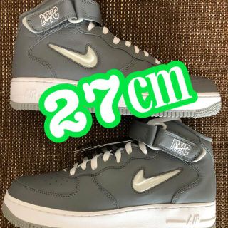 ナイキ(NIKE)のNIKE AIR FORCE 1 MID QS NYC COOL GRAY(スニーカー)