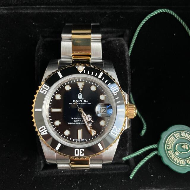 TYPE 1 BAPEX silver bape 腕時計