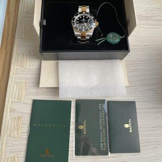 アベイシングエイプ(A BATHING APE)のA BATHING APE TYPE 1 BAPEX SILVER & GOLD(腕時計(アナログ))