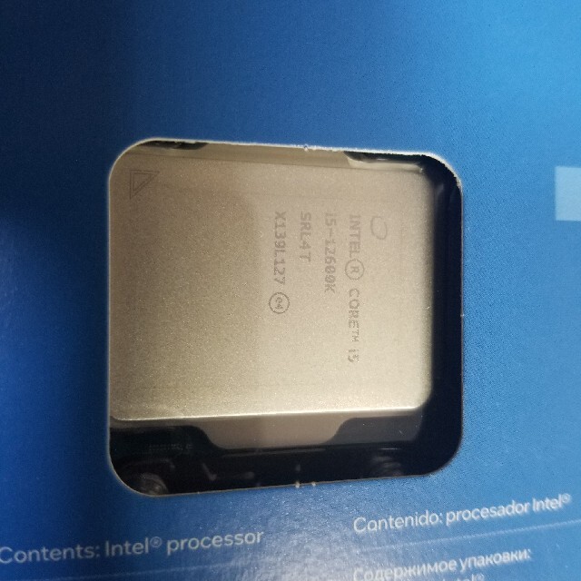 Intel　コアi5 12600K  新品未使用未開封送料込