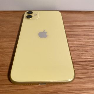 アップル(Apple)のiPhone 11 イエロー 128 GB(スマートフォン本体)