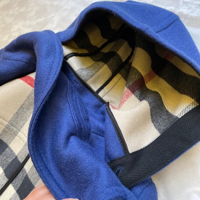 BURBERRY(バーバリー)の新品同様バーバリー☆Burberry☆130㎝8y☆ダッフルコート ノバチェック キッズ/ベビー/マタニティのキッズ服男の子用(90cm~)(コート)の商品写真