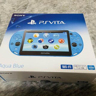 プレイステーションヴィータ(PlayStation Vita)の☆本体未使用品☆ PSVita PCH-2000 ZA23 アクアブルー(家庭用ゲーム機本体)