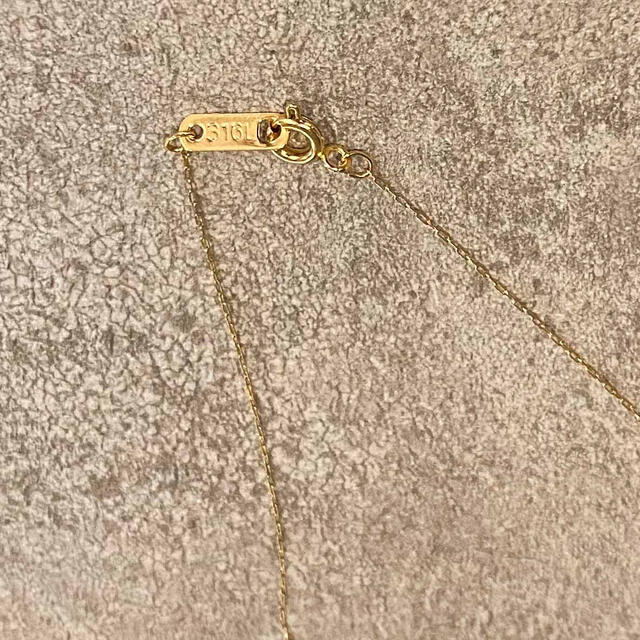 華奢ネックレス gold 0.8mm✴︎40cm サージカルステンレス レディースのアクセサリー(ネックレス)の商品写真