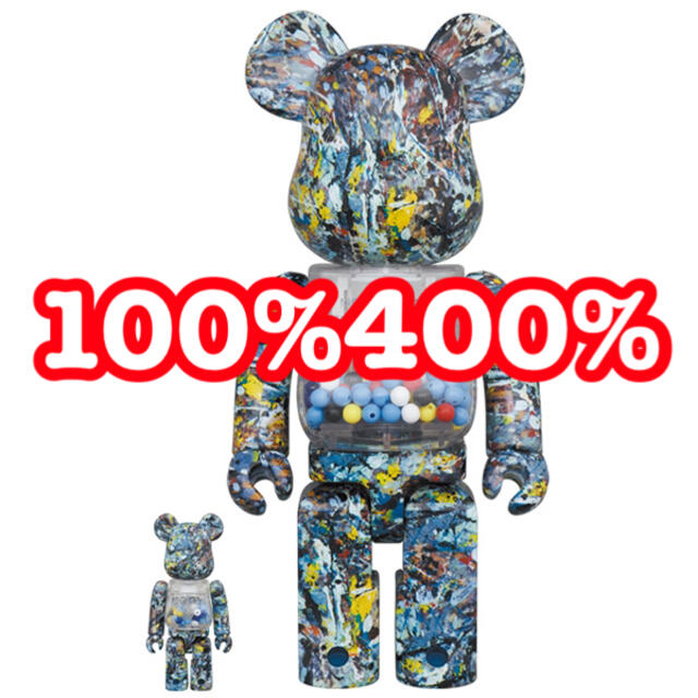 BE@RBRICK B@BY Jackson Pollock 100％&400％ その他