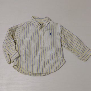 Ralph Lauren　ストライプシャツ　24M(ブラウス)