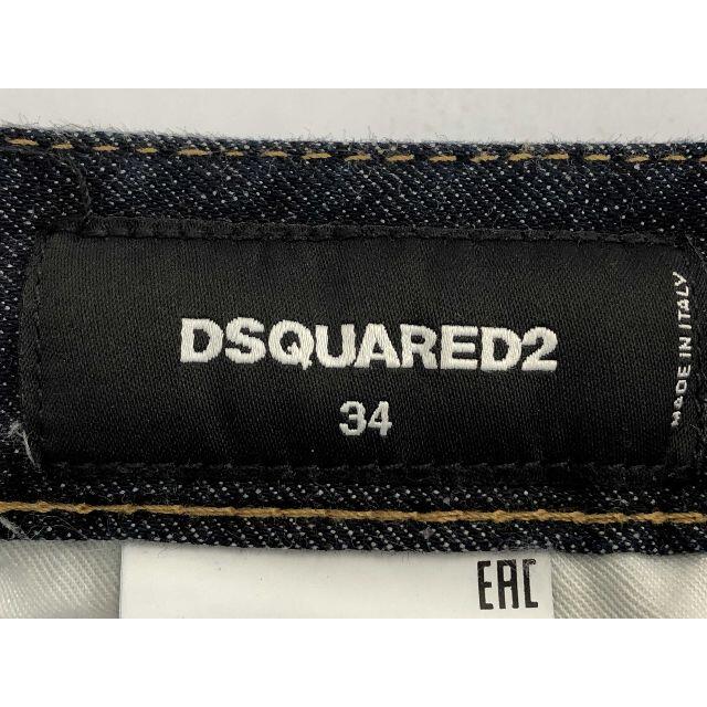 DSQUARED2(ディースクエアード)のDSQUARED2　レディース　デニム　ミニスカート　ダメージ加工　34 レディースのスカート(ミニスカート)の商品写真