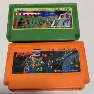 ファミリーコンピュータ(ファミリーコンピュータ)のファミコン　シューティング2個セット　フィールドコンバット&フォーメーション(家庭用ゲームソフト)