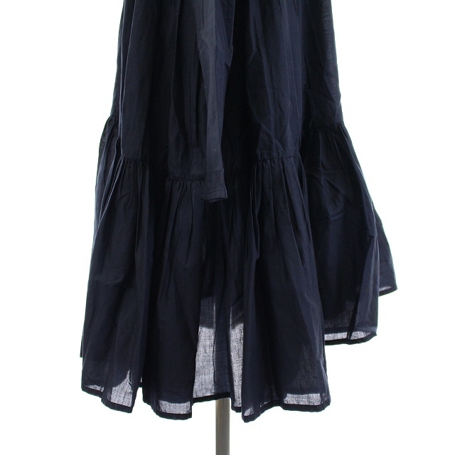 マーレット トゥモローランド ピマコットンギャザーチュニックドレス XS 紺