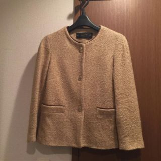 ザラ(ZARA)のザラ  ZARA ノーカラー  ジャケット(ノーカラージャケット)