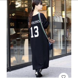 イエナ(IENA)のCITYSHOP NUMBERS KNIT DRESS ブラック (ロングワンピース/マキシワンピース)