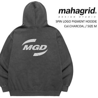 【 mahagrid 】 マハグリッド 正規品 裏起毛 ピグメント パーカー