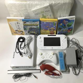 Wii U セット バランスボード コントローラ×3 ヌンチャク×2 ソフト