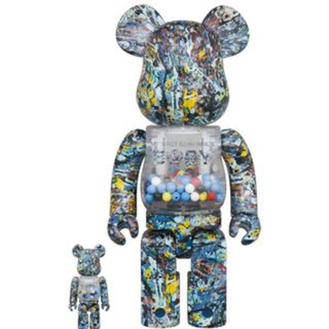 おもちゃ/ぬいぐるみMY FIRST BE@RBRICK B@BY Jackson Pollock