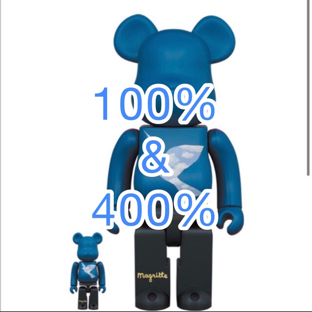 BE@RBRICK René Magritte 100％ & 400％