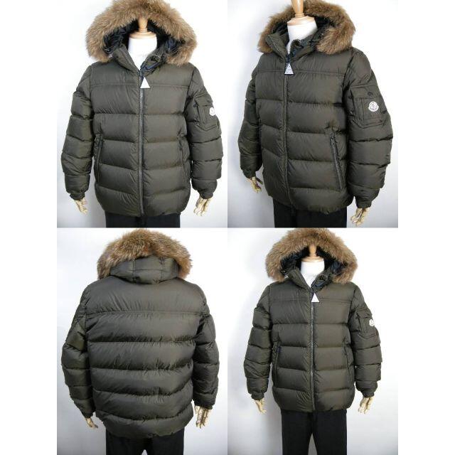 MONCLER(モンクレール)のサイズ3■モンクレールMARQUE■新品本物■ファー付きダウンジャケット■メンズ メンズのジャケット/アウター(ダウンジャケット)の商品写真