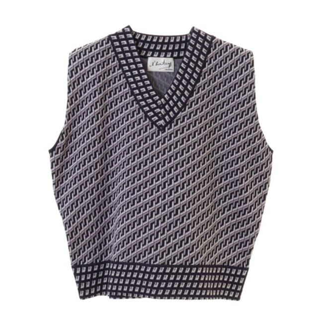 l'heritage martinique/オプティカルジャガードベスト - www.cabager.com