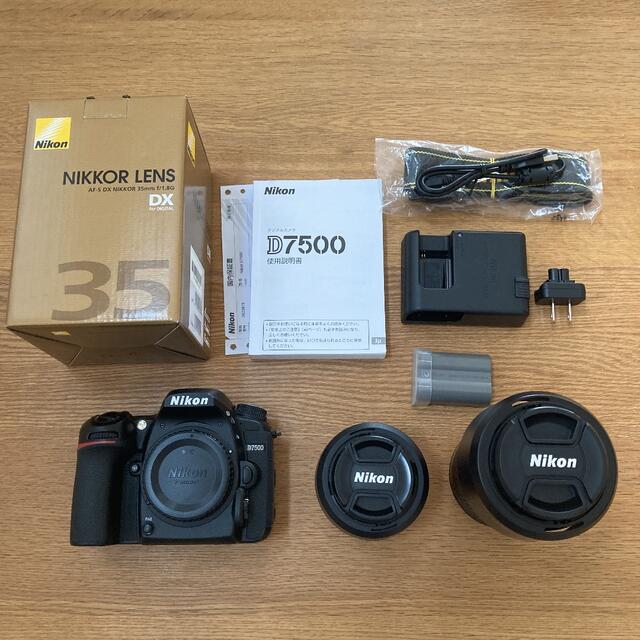 ニコン Nikon D7500 単焦点 ズームレンズ セット