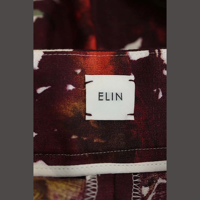 エリン ELIN フローラルパンツ ワイド 総柄 36 マルチカラー /AO レディースのパンツ(その他)の商品写真