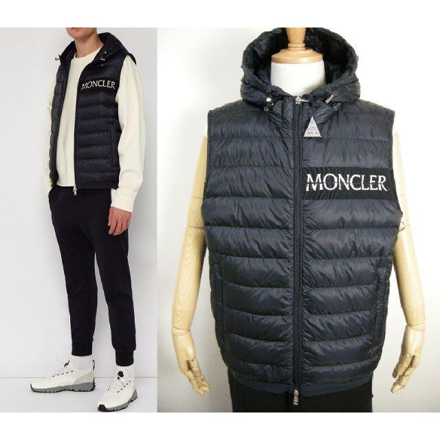 MONCLER(モンクレール)のサイズ2■モンクレール■LARUNS■新品■フード付きライトダウンベスト■メンズ メンズのジャケット/アウター(ダウンベスト)の商品写真