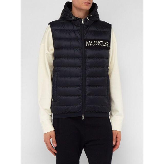 MONCLER(モンクレール)のサイズ2■モンクレール■LARUNS■新品■フード付きライトダウンベスト■メンズ メンズのジャケット/アウター(ダウンベスト)の商品写真