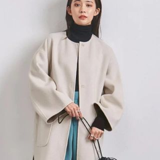 ユナイテッドアローズ(UNITED ARROWS)のみー様専用 新品未使用 UBCMD バイカラー リバー ミドル コート38(ロングコート)