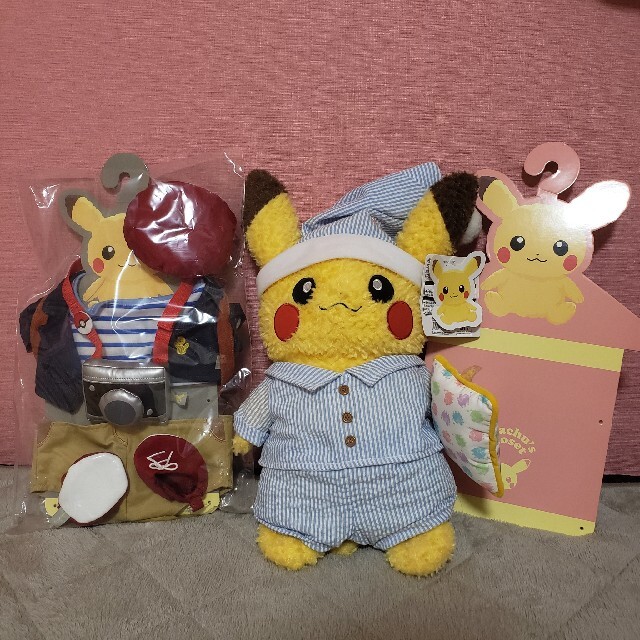 ポケモン - ポケモン Pikachu's Closet ピカチュウ ぬいぐるみ 着せ