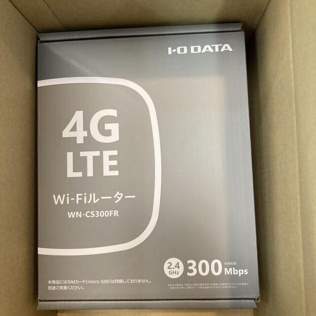 PC/タブレットWiFi ルーター SIMフリー 4G/LTE/11n  WN-CS300FR