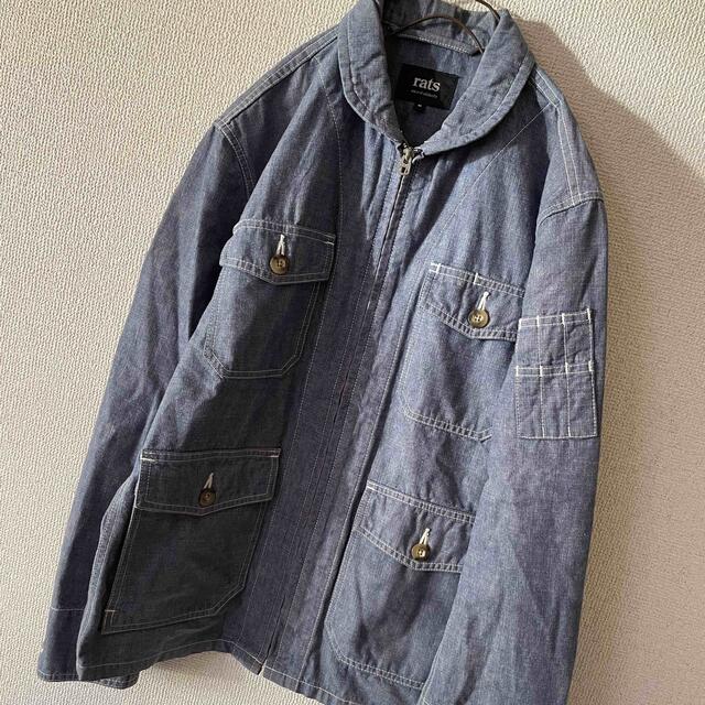 RATS - SALE!ラッツRATS デニムジップジャケットGmade in JAPANの通販