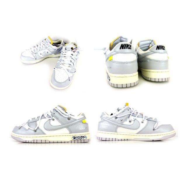 ナイキNIKE×オフホワイトOFF WHITE■DUNK LOWダンクスニーカーレザー付属品