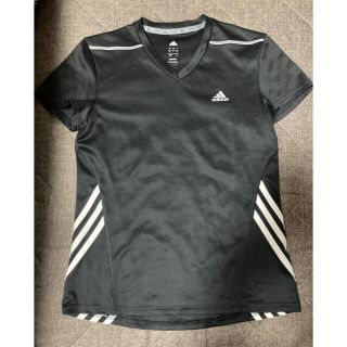 アディダス(adidas)のadidas スポーツTシャツLサイズ　スリムフィット　ブラック(ウェア)