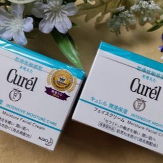 キュレル(Curel)の【新品未開封】花王 キュレル 潤浸保湿フェイスクリーム 2個セット(美容液)