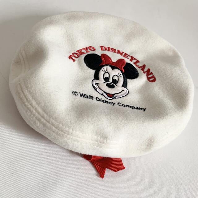 Disney(ディズニー)のVintage 90s ディズニーランド ミニーベレー帽 キッズ/ベビー/マタニティのこども用ファッション小物(帽子)の商品写真