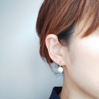 国産パール10mm サージカルステンレスピアス(ピアス)