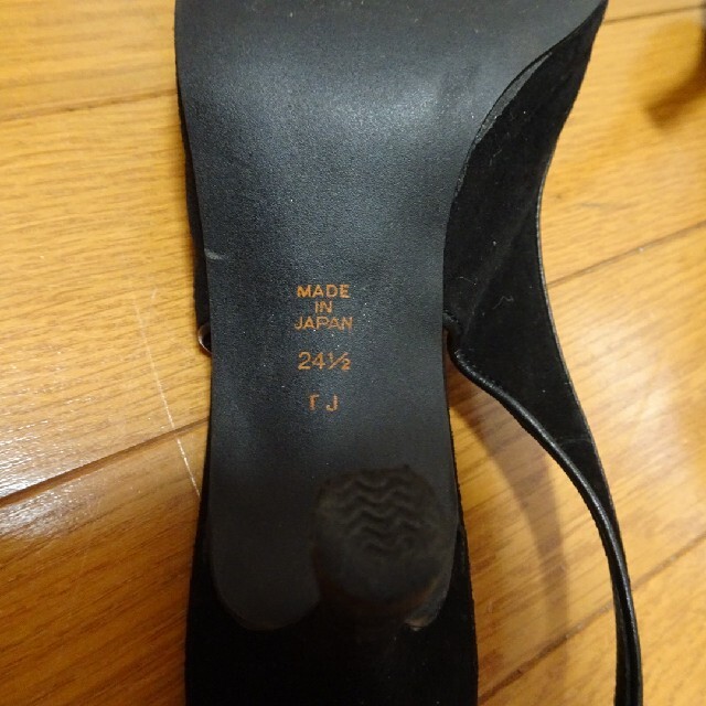 DIANA(ダイアナ)の値下げ  DIANA 黒 パンプス リボン サンダル レディースの靴/シューズ(ハイヒール/パンプス)の商品写真