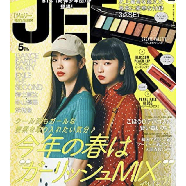 EMODA(エモダ)のEMODA×JELLY コラボ　クリエイトパレット　リップ　グロスセット コスメ/美容のキット/セット(コフレ/メイクアップセット)の商品写真