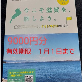今こそ滋賀を旅しよう！第4段　限定券　9000円分(ショッピング)