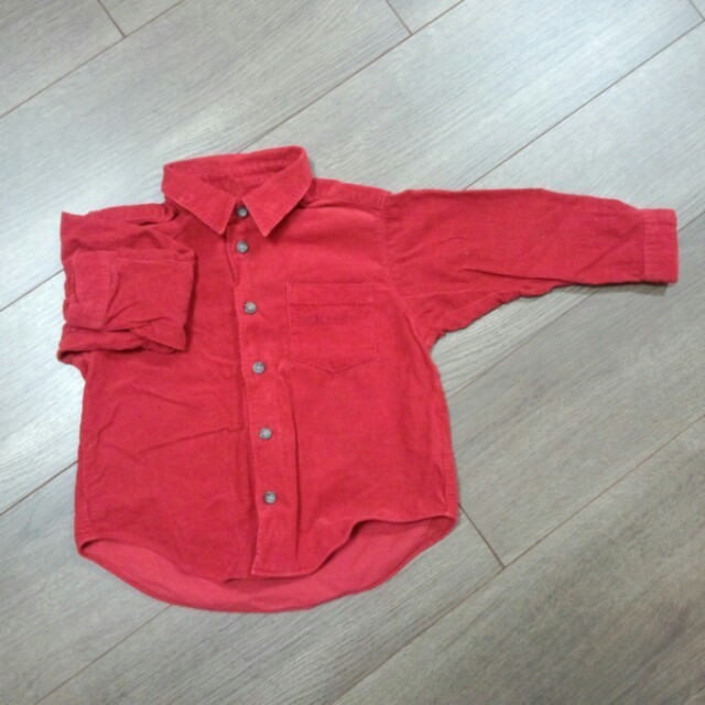 COMME CA ISM(コムサイズム)のコーデュロイシャツ キッズ/ベビー/マタニティのキッズ服男の子用(90cm~)(その他)の商品写真