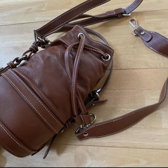 DEUXIEME CLASSE(ドゥーズィエムクラス)のOHGA Leather Bagブラウン レディースのバッグ(ショルダーバッグ)の商品写真