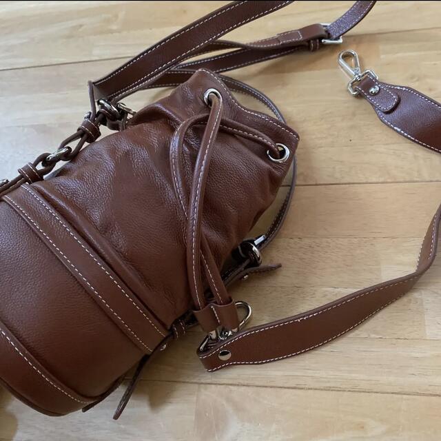 DEUXIEME CLASSE(ドゥーズィエムクラス)のOHGA Leather Bagブラウン レディースのバッグ(ショルダーバッグ)の商品写真