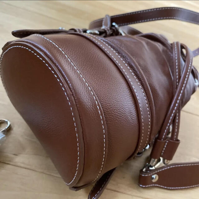 OHGA Leather Bagブラウン