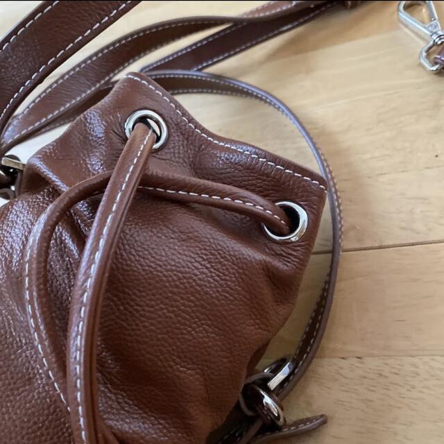 DEUXIEME CLASSE(ドゥーズィエムクラス)のOHGA Leather Bagブラウン レディースのバッグ(ショルダーバッグ)の商品写真