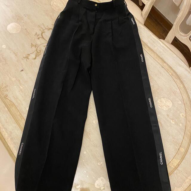 CHANEL カシミヤ100%パンツ　ワイドパンツ