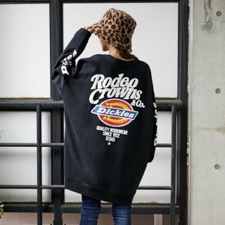 ロデオクラウンズワイドボウル(RODEO CROWNS WIDE BOWL)のロデオクラウンズ DICKIESボリュームスリーブワンピース(ミニワンピース)