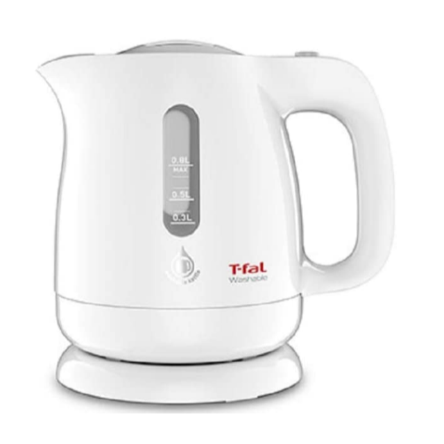 1250Wコード長【新品・保証書あり】 T-fal 電気ケトル　ウォッシャブル　0.8L